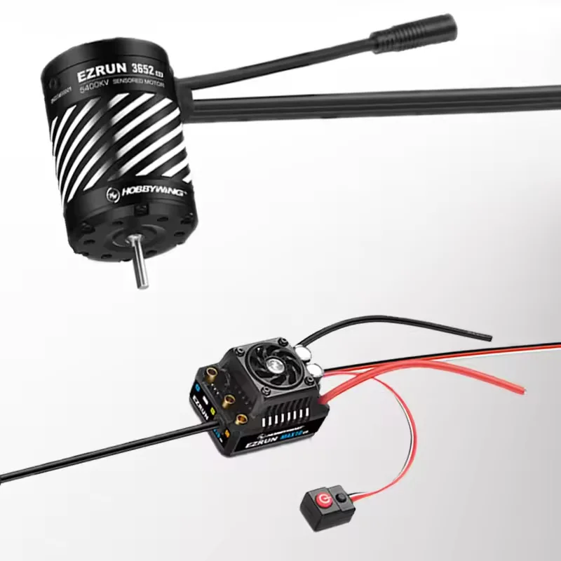 Hobbywing EZRUN 3652SD G3 3300/4100/5400KV Бесщеточные двигатели с датчиком действия MAX10 G2 80A ESC Combo для 1/10 1/8 RCCarBuggy Mort