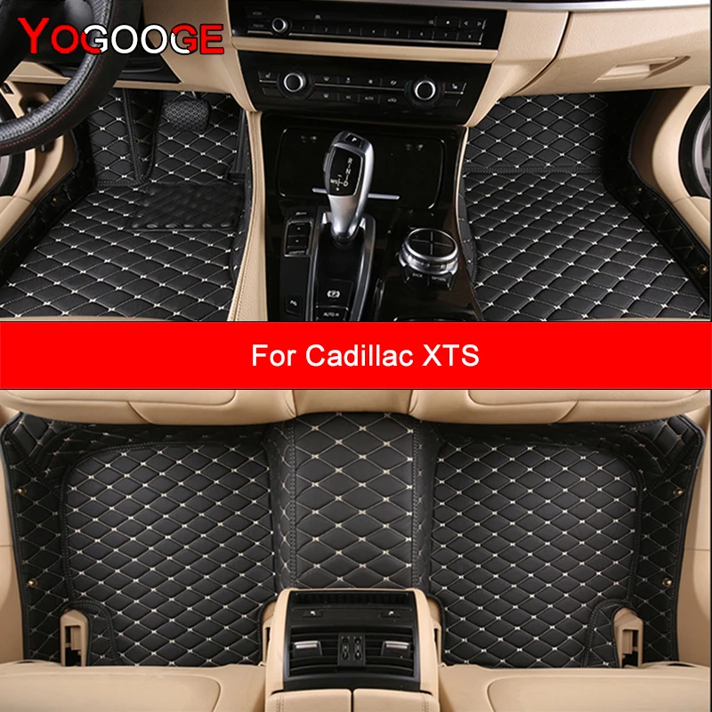 Автомобильные коврики YOGOOGE на заказ для Cadillac XTS 2011-2023, автомобильные ковры, аксессуары для ног