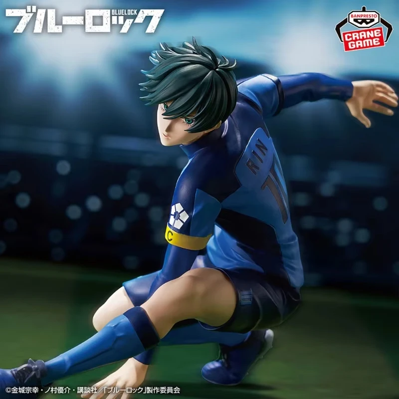 Фото BANDAI BANPRESTO оригинал в наличии аниме BLUE LOCK Rin Itoshi FIGURE (TBA) фигурка 16 см фигурка подарки игрушки модель №2