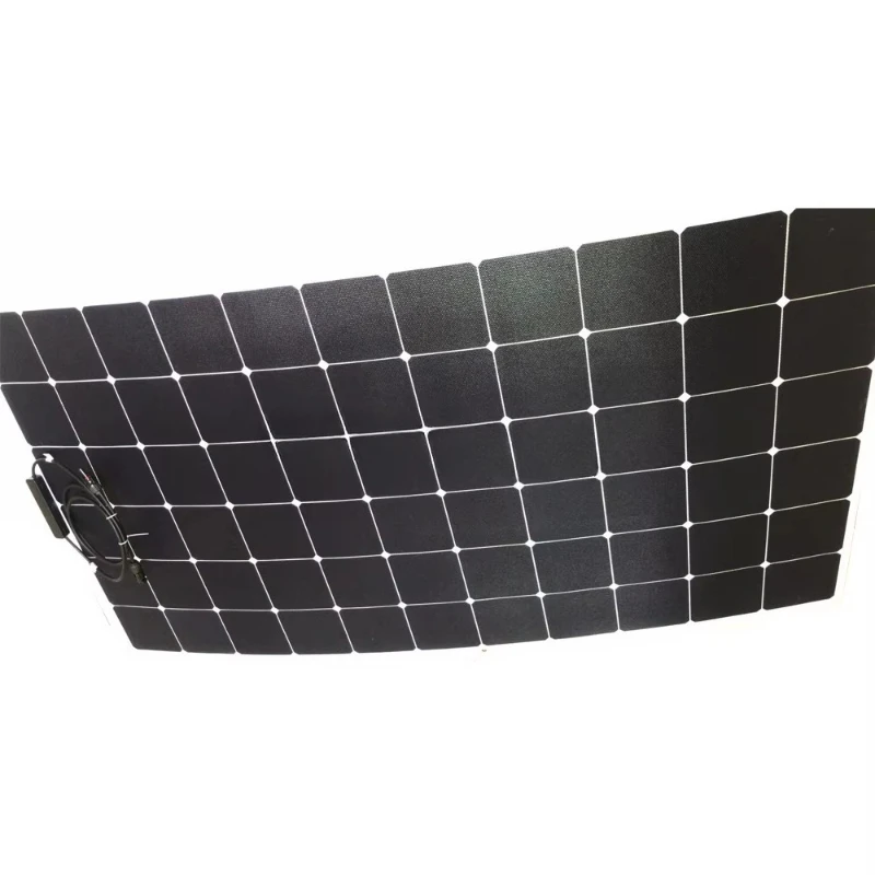 Тонкая пленка 234 Вт 33 В Водонепроницаемая панель Sunpower ETFE Встроенный байпасный диод Мощность для яхты на колесах Гибкий фотоэлектрический модуль солнечной энергии