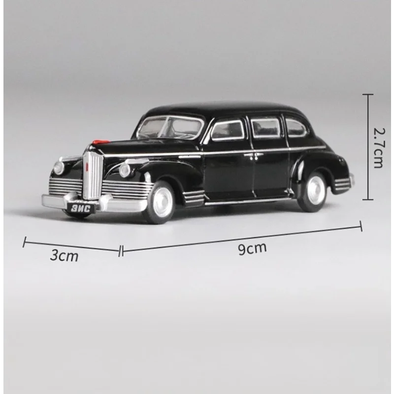 Фото Литой под давлением масштаб 1/64 ZIS 110 Gis 110, советская модель автомобиля из сплава, Коллекционная игрушка, подарок, сувенир, демонстрационный орнамент №5
