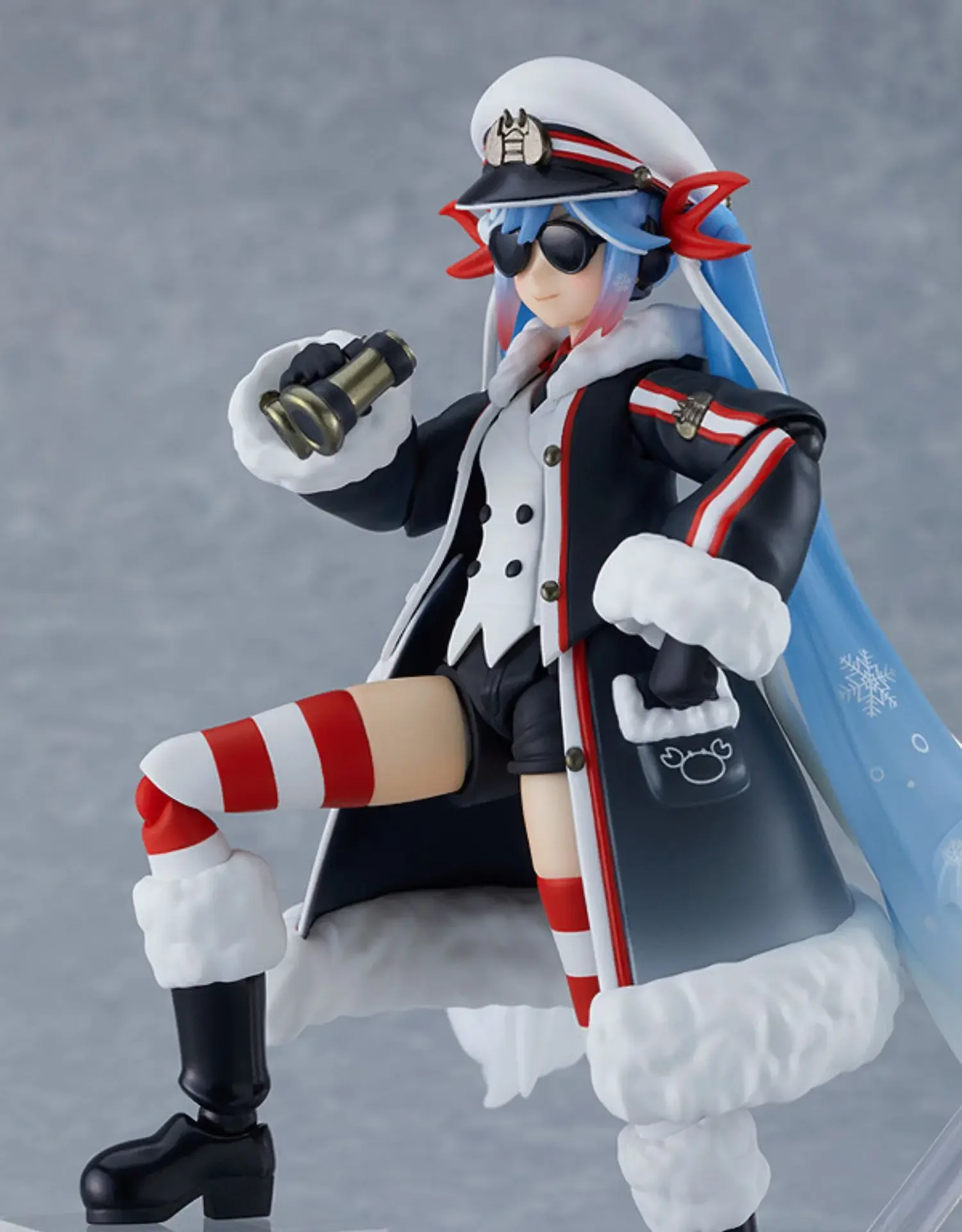 Фото В наличии оригинальная модель Max Factory GSC Figma EX-066 Vocaloid Hatsune Miku Snow 2022, Grand Voyage Ver, аниме-фигурка, экшн-игрушки №4