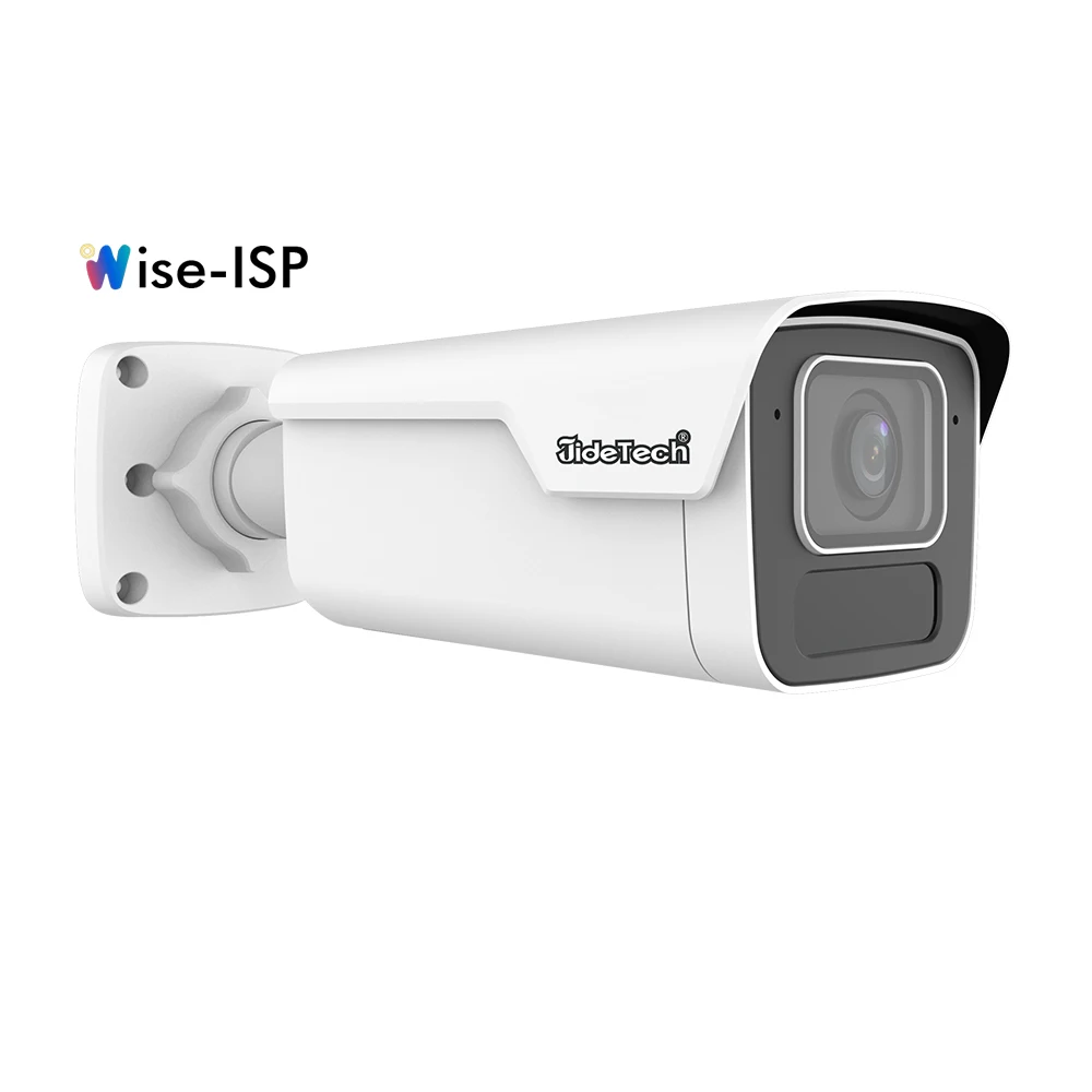 JideTech 8MP 5X Wise-ISP Super Starlight WDR IR VF P-IRIS PoE Bullet AI Камера Поддержка подсчета людей и мониторинга движения