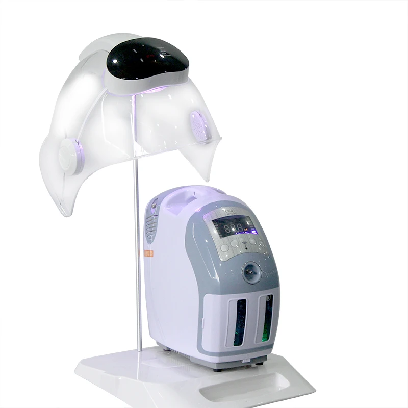 Фото Beauty Spa Использование O2toDerm Омоложение кожи Гипербарическая кислородная маска для ухода за лицом Уход за кожей Кислородная струя с кислородным распылителем №2