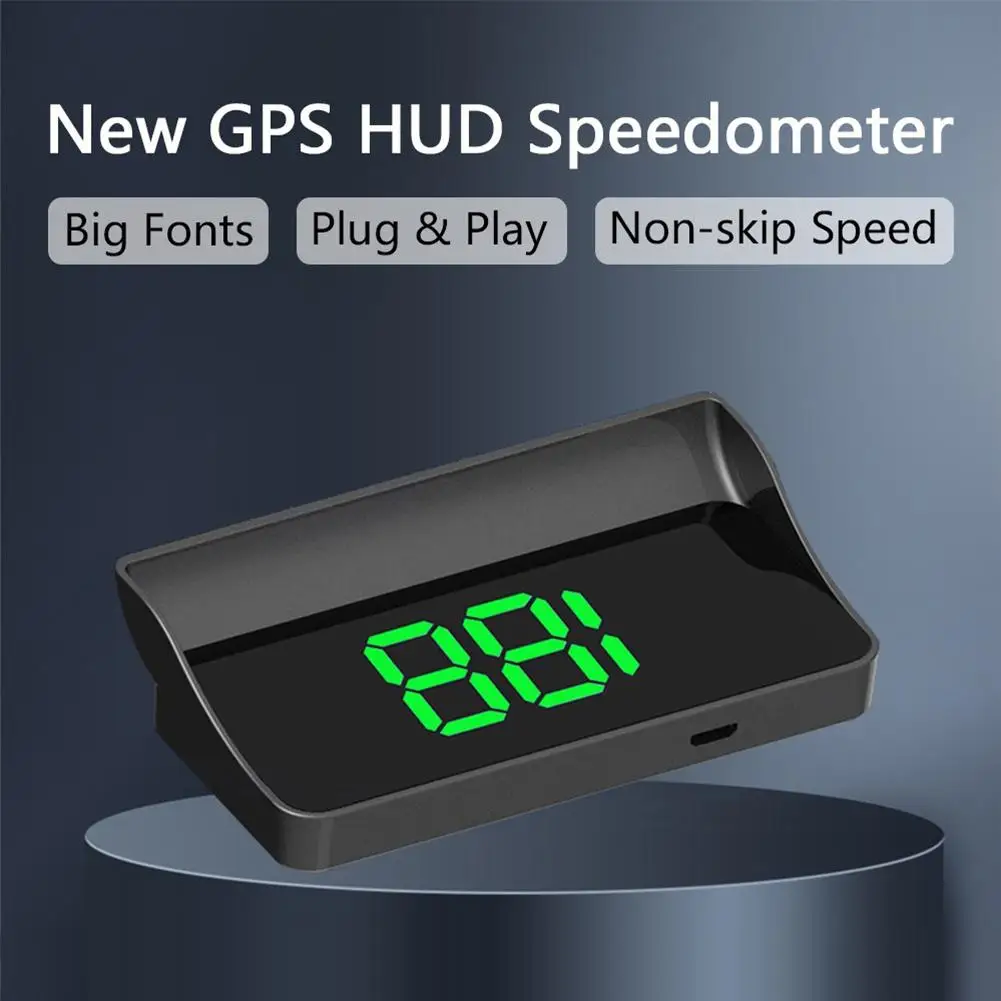 Фото GPS проекционный дисплей авто электроника HUD проектор цифровой дисплей для всех автомобильных спидомеров аксессуары KMH/MPH №3