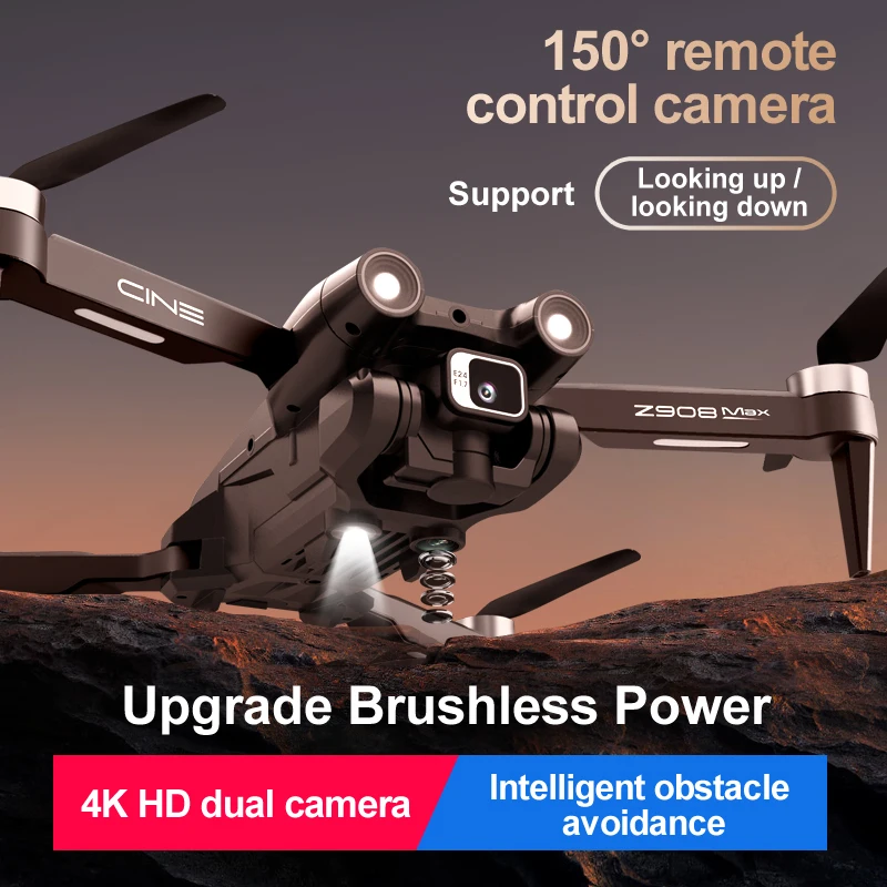 Фото Квадрокоптер KBDFA Z908 Профессиональный с поддержкой Wi-Fi, FPV, 4K №2