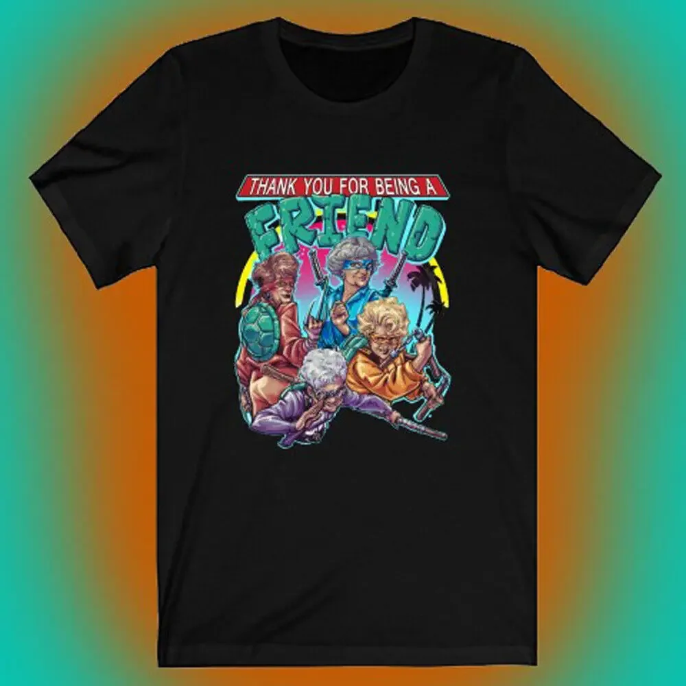 이불 męska czarna koszulka The Golden Girls w rozmiarach od S do 5XL