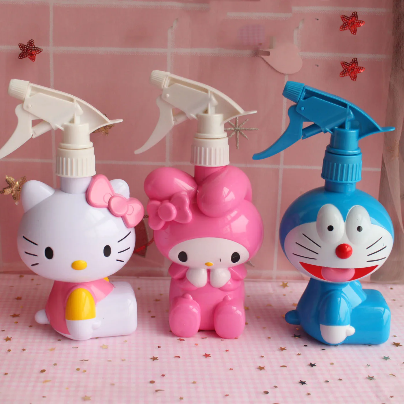 480 мл Kawaii Sanrio Hello Kitty распылитель аниме милый садовый распылитель воды увлажняющий крем бутылка для заправки дорожный контейнер креативный