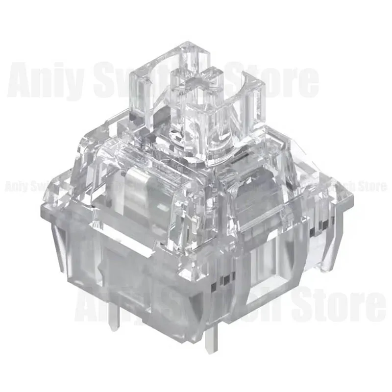 TTC Frozen Switch V2 Механическая клавиатура Бесшумные переключатели 3-контактные линейные 39gf RGB Прозрачная игровая клавиатура на заказ для геймера