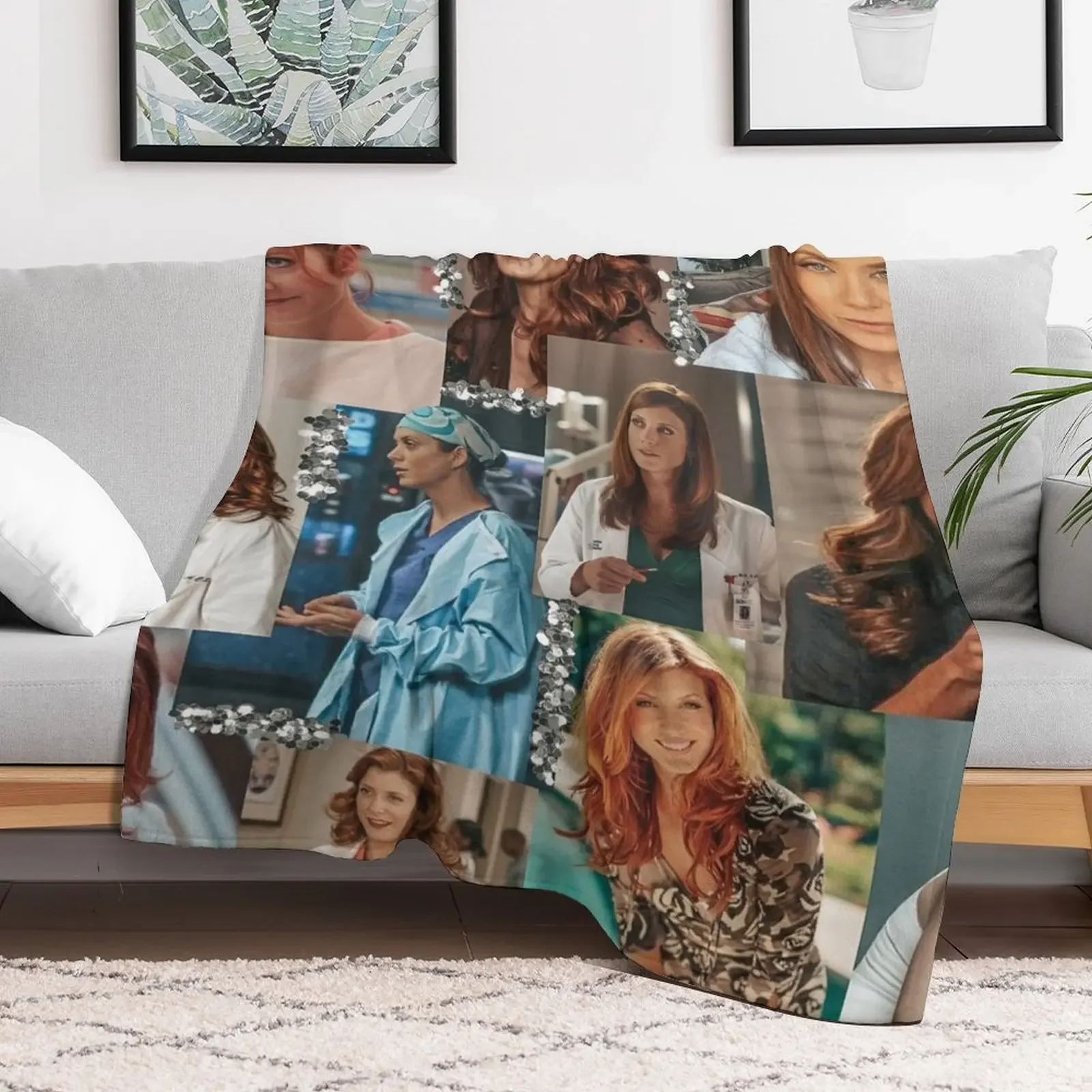 Фото Коллаж addison montgomery :) Декоративное одеяло рождественские украшения Декоративные одеяла для дивана Hairys №2