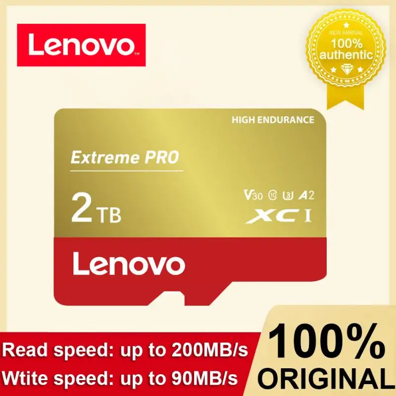 Флэш-карта Lenovo Extreme Pro, флэш-накопитель на 1 ТБ, карта памяти Micro TF SD, адаптер для TF-карты U3 V30 для камеры, планшетных телефонов DJI