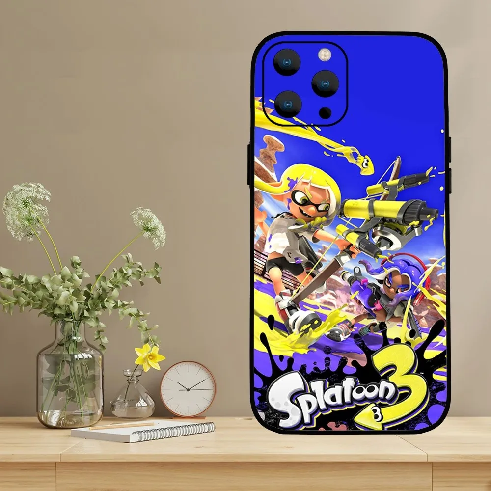 Фото Чехол для телефона Game splatoon 3 для iPhone Mini 11 12 13 14 15 Pro XS Max X Plus SE XR №3