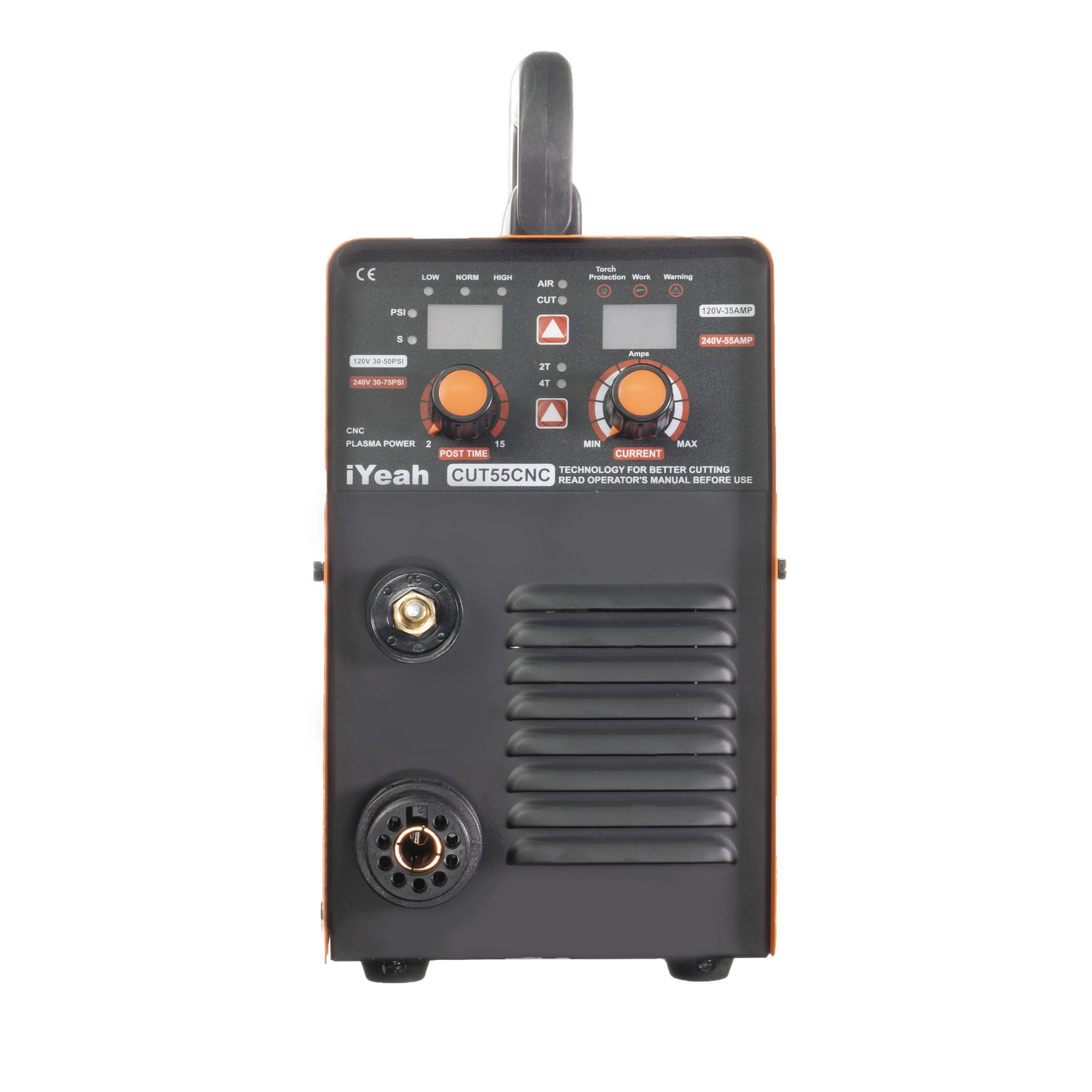 Фото CNC Non-HF Pilot Arc CUT55 CNC iYeah плазменный резак 110V/220V 55A IGBT станок с прямым ножом PT60/PTM60 легко разрезать 25 мм №3