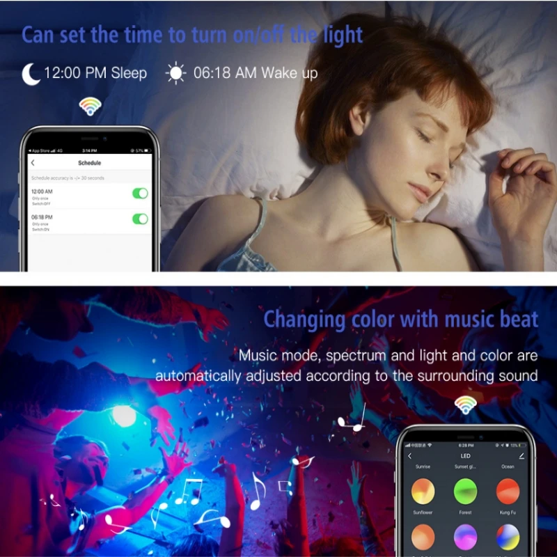 Фото Самоклеящаяся Гибкая RGB-Лента USB для подсветки телевизора, 5 в постоянного тока №4
