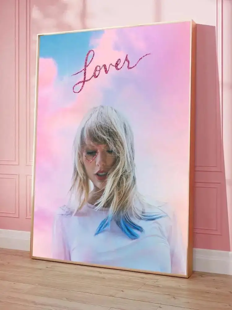 Фото Новинка, популярный постер T-Taylor Singer S-Swift, клейкие плакаты в ретро стиле, искусство на стену для комнаты, бара, кафе №2