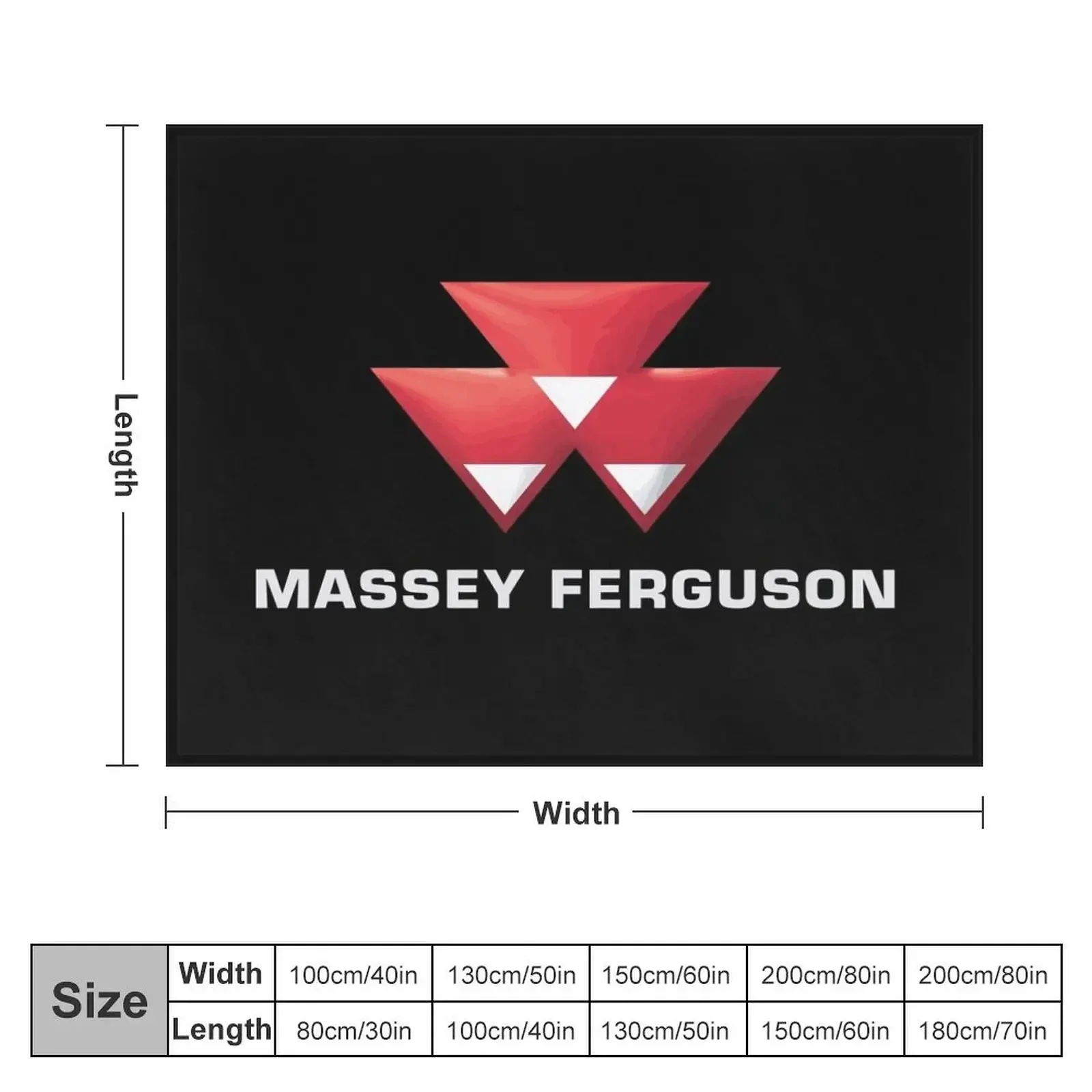 Фото Massey Ferguson сельскохозяйственное пледы покрывала для декоративного дивана декоративные одеяла №3