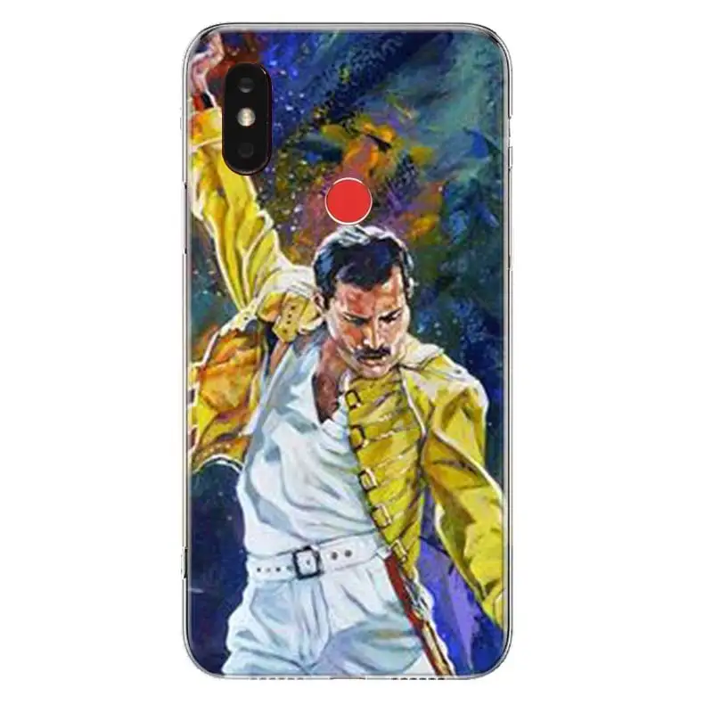 Фото Мягкий ТПУ чехол Queen Freddie Mercury для телефона Xiaomi Poco X3 NFC, чехол для Xiaomi X3 Pro GT M3 F3, задняя крышка №3