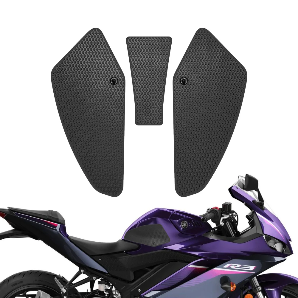 Противоскользящая наклейка на бак мотоцикла, защита на колено для Yamaha Motorsports YZF R3 YZF-R3 2024