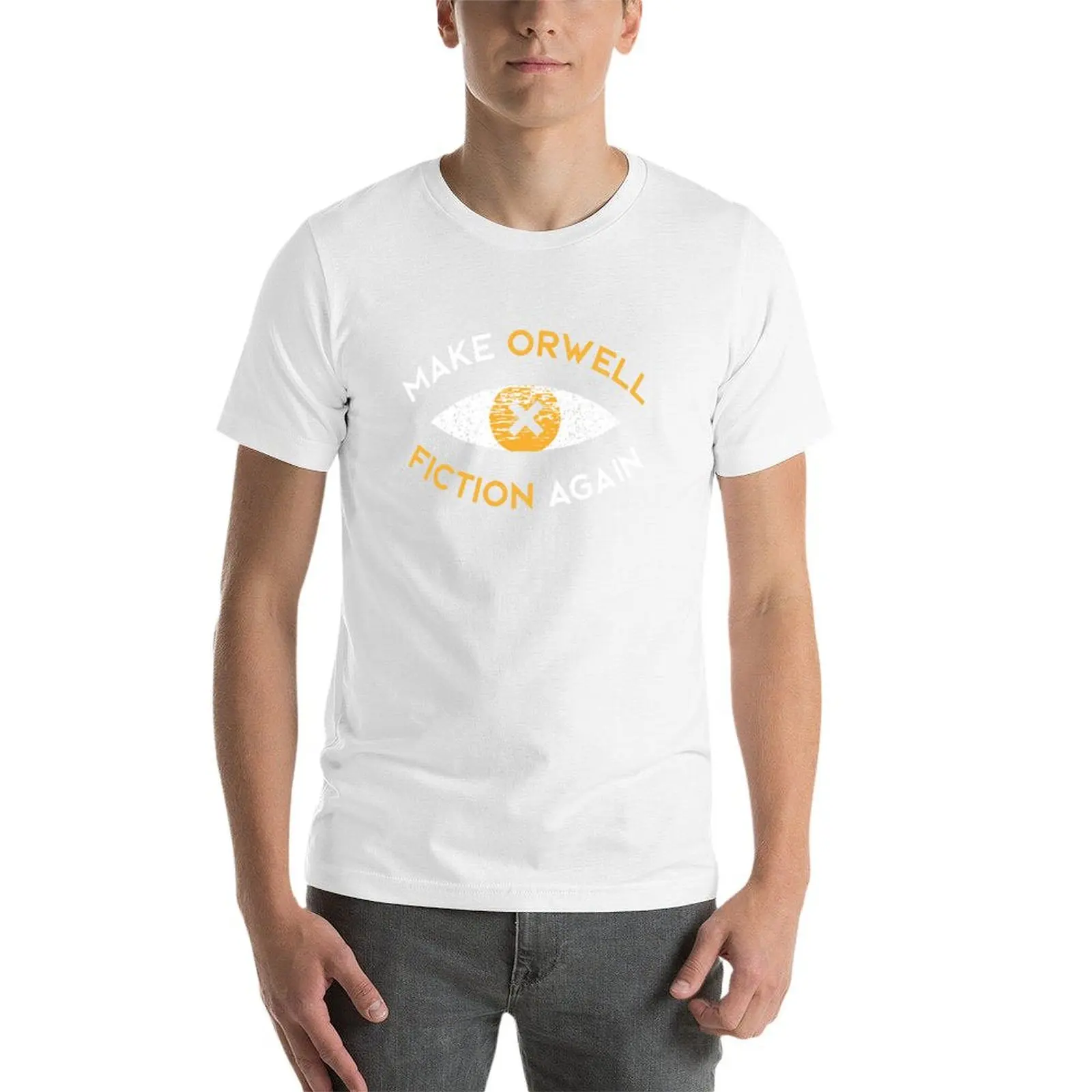 Фото Make Orwell fiction again - Philosophy gift T-Shirt man t shirt luxury t shirt for man 100 percent cotton T-Shirt №4