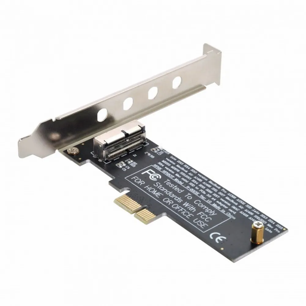 Фото PCI-E 1X PCI Express на 12 + 16 Pin 2013-2017 Mac Pro Air SSD конвертирующая карта для A1493 A1502 A1465 A1466 №5