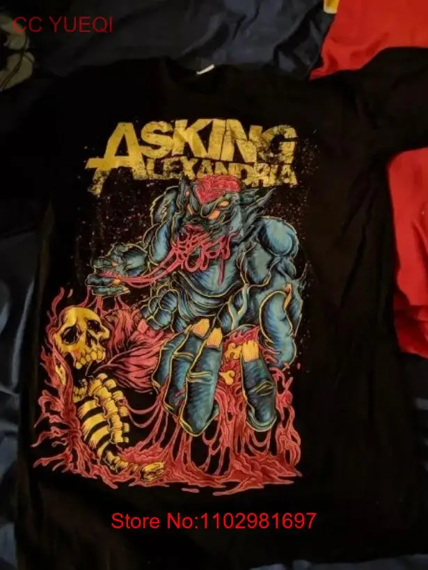 Футболка группы Asking Alexandria, рубашка со свиньей Hot Topic, хлопок черный унисекс s-5xl