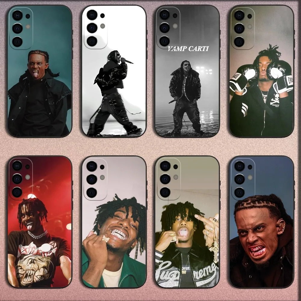 Чехол для телефона Rapper P-Playboi Carti для Samsung S25, S24, S21, S22, S23, S30, Ultra, S20, Plus, Fe, Lite, Note, 10,9,5G, черный мягкий чехол