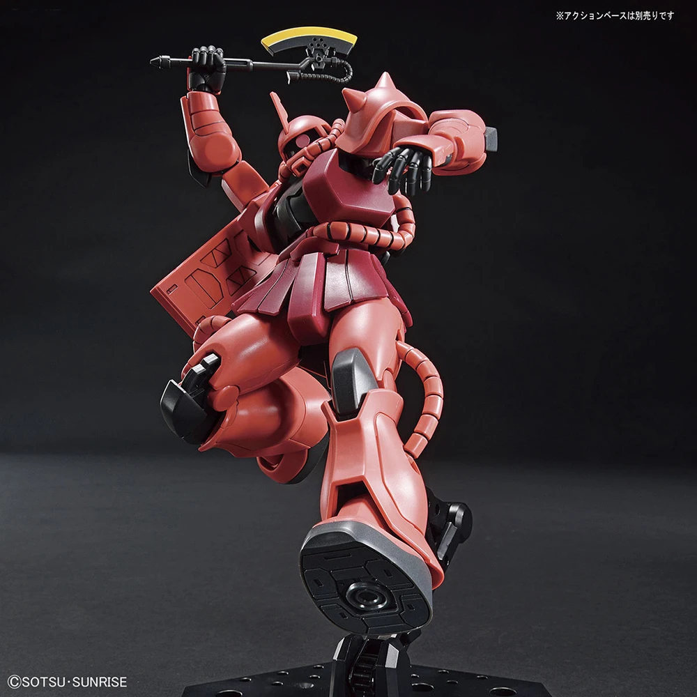 Фото Bandai Gundam HGUC MS-06S Zaku2 Commander 1/144 Коллекционная сборная фигурка аниме экшн-мобильная модель игрушки для мальчиков подарки №2