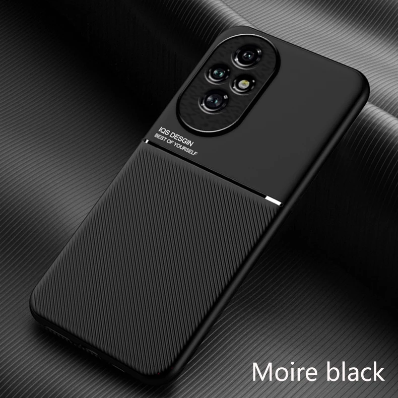 Кожаный чехол для Huawei Honor 200 Pro Lite, автомобильный магнитный держатель, рассеивающий тепло, силиконовый чехол для телефона Honor Pro