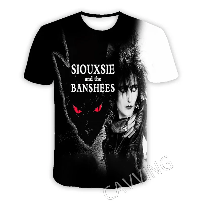 Новые модные женские/мужские повседневные футболки с 3D принтом Siouxsie And the Banshees, футболки в стиле хип-хоп, стили Харадзюку, топы, одежда