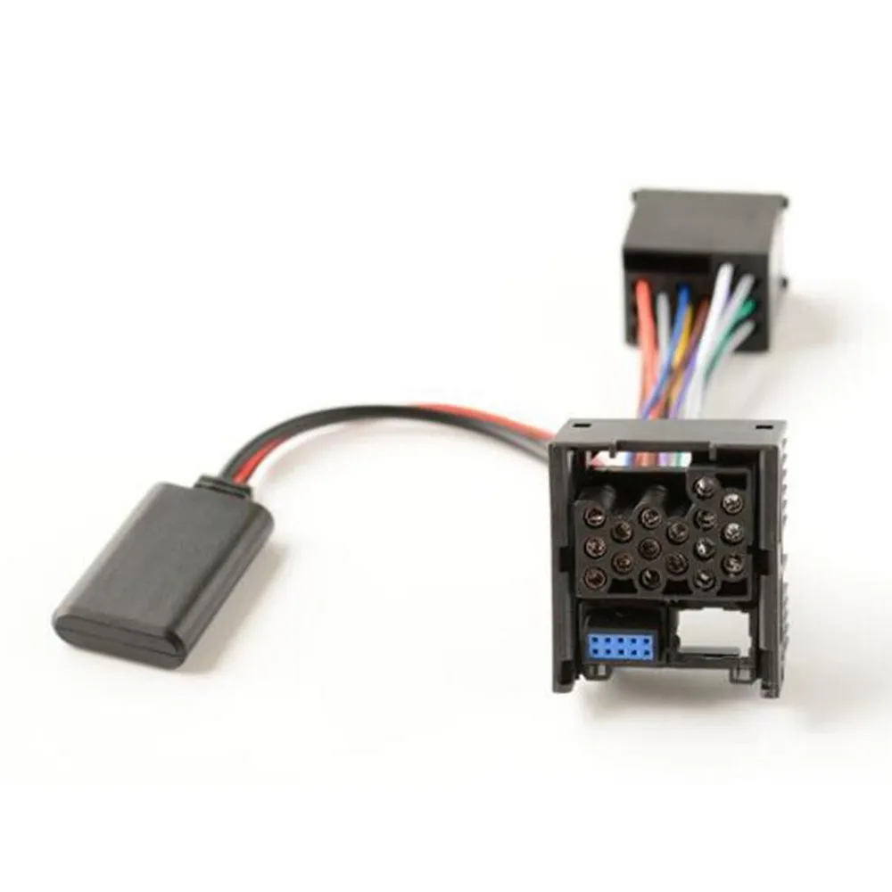 Фото Bluetooth аудио AUX кабель большой разъем адаптер 10-pin для BMW E46 320i 323i 325i CD JieRui-BT 5908 AUX кабель автомобильные аксессуары №3