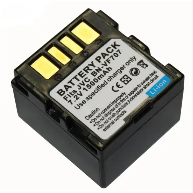 1500 мАч BN-VF707 BNVF707 BN-VF707U BNVF707U Аккумулятор для камеры + зарядное устройство переменного тока для JVC MG77 MG505 BN-VF714 VF714U BN-VF733 VF733U