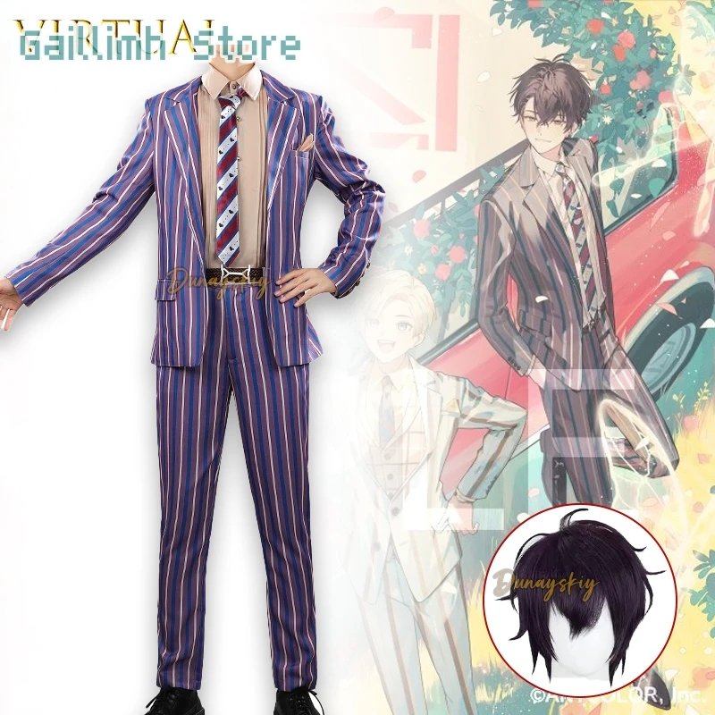 Игренс 2-я годовщина Sakuma Ittetsu Virtual Streamer Косплей π로윈 코스 Luar스 Персонаж аниме Наряд Хэллоуин Карнавал Рождество Cos ‌