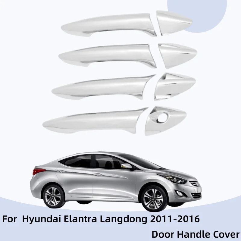 Для Hyundai Elantra Langdong 2011 2012 2013 2014 2015 2016, крышка дверной ручки, крышка чаши двери, компоненты, украшение, накладка, паста Внешние аксессуары