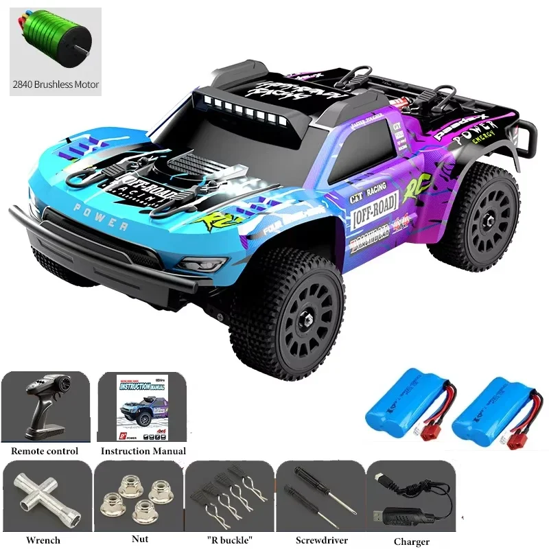 Радиоуправляемый автомобиль Off Road 4x4 50 км/ч или 75 км/ч Высокоскоростной бесщеточный двигатель Monster Truck 1/14 Desert/Snow Racing Drift Cars Игрушки для мальчиков Радиоуправляемые игрушки