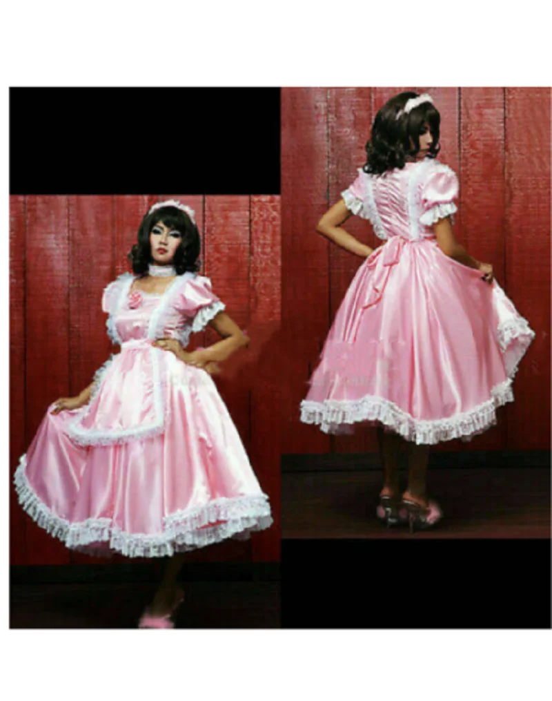 Cosplay Gaun Pelayan Panjang, сатин, порошок (art.: 3920c1506a275) - 3920c1506a275