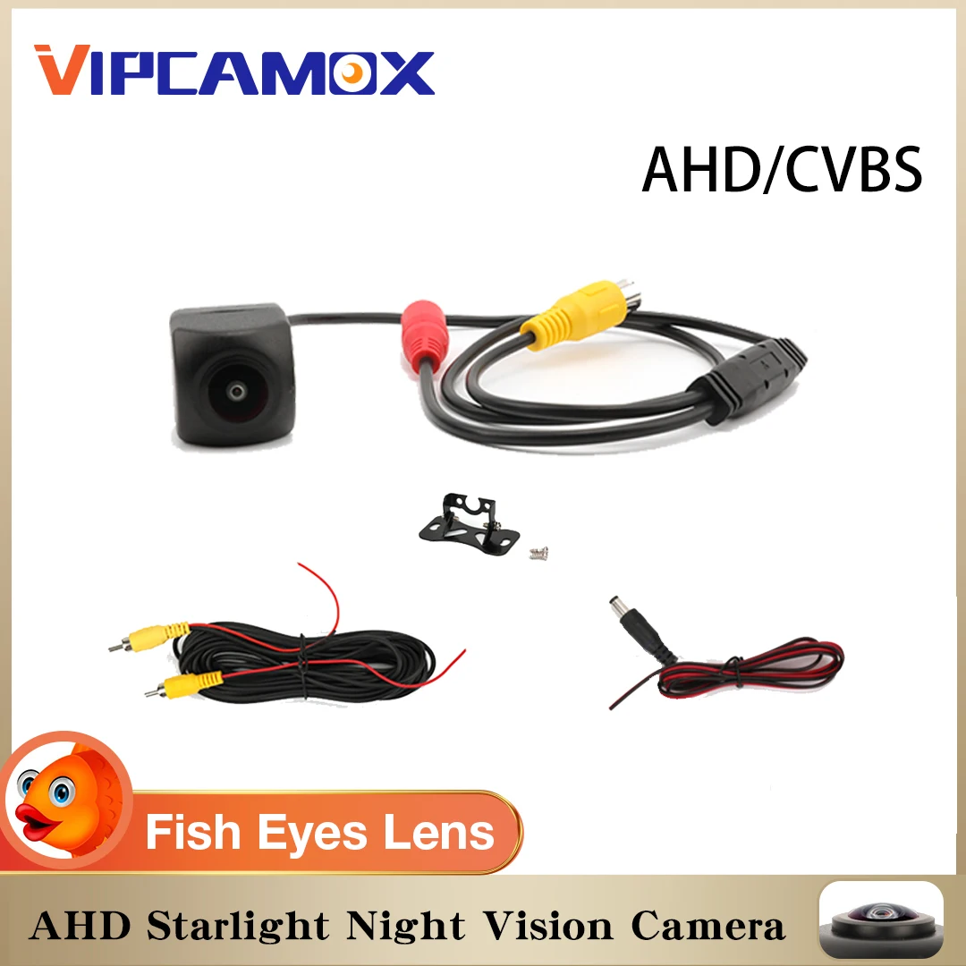 AHD CVBS Автомобильная камера заднего вида HD монитор для парковки заднего вида водонепроницаемый резервный объектив ночного видения 6 м кабель...