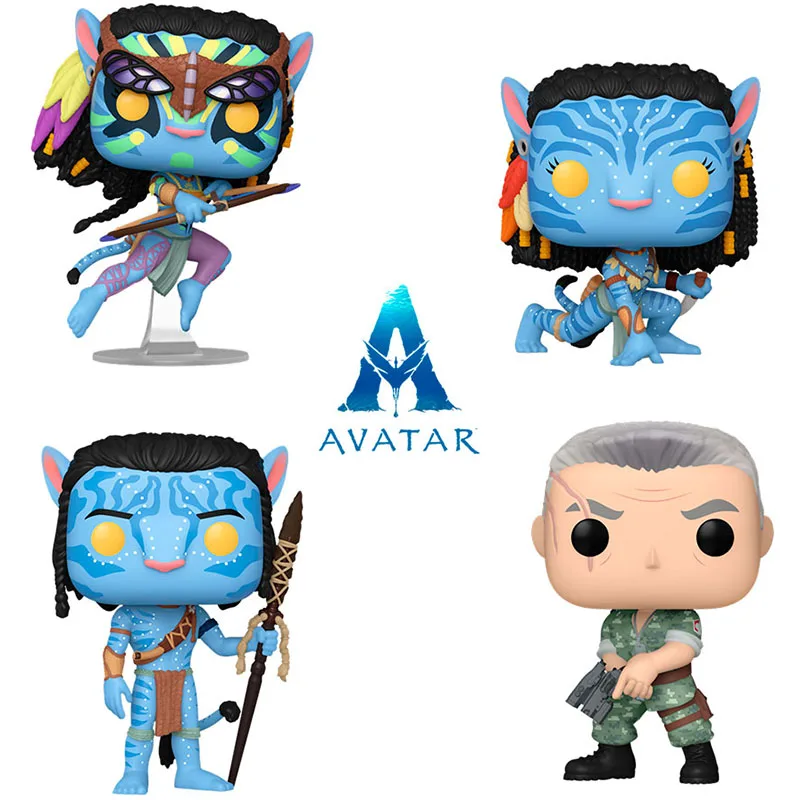 Funko Pop Movies Аватар Джейк Салли # 1321 Нейтири # 1322 # 1323 виниловые фигурки, игрушки, Аватар, коллекционные куклы, игрушки, подарки для детей