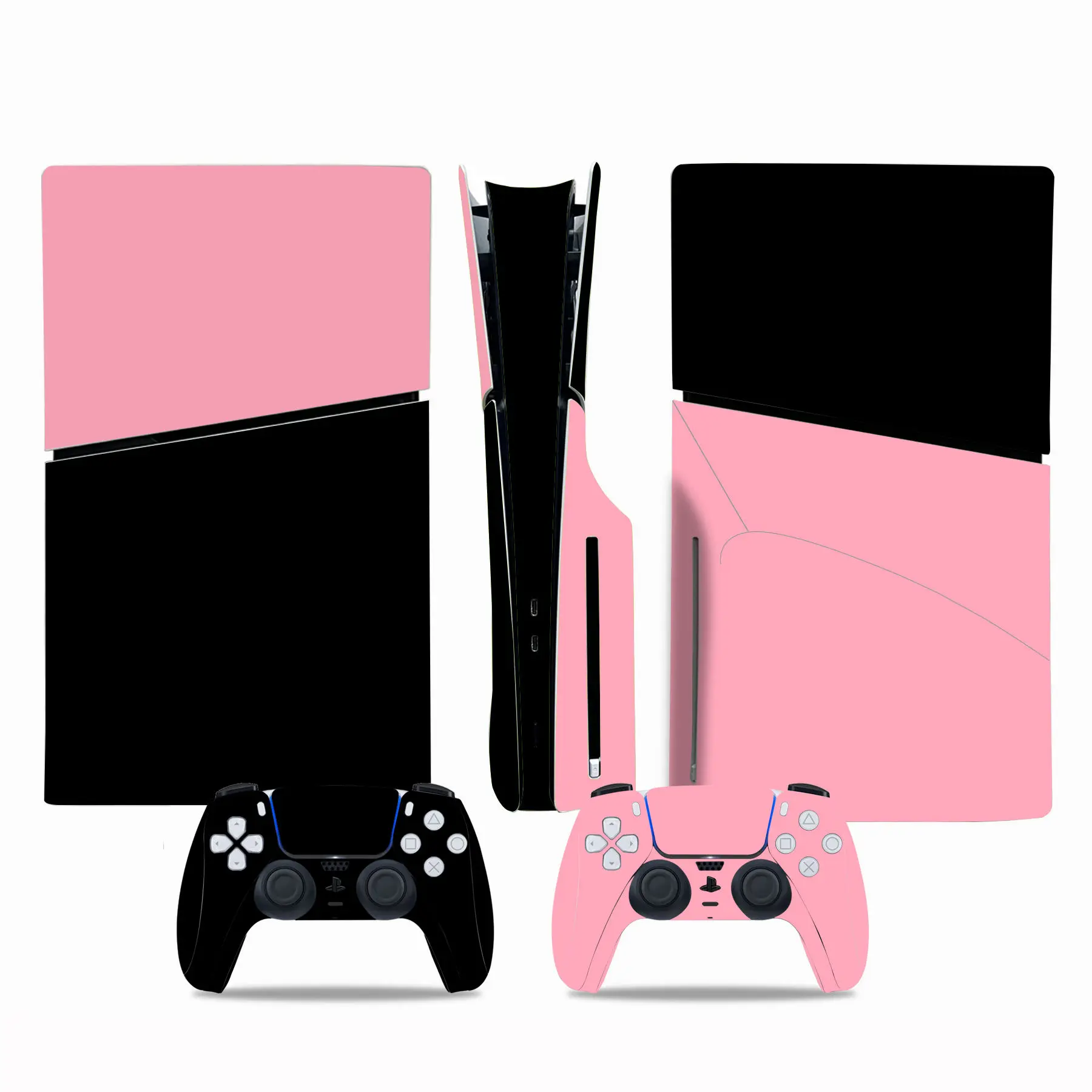 Наклейка для PS5 SLIM Standard Disc Edition, наклейка для консоли и контроллера PS5, тонкая матовая пленка, Виниловая наклейка
