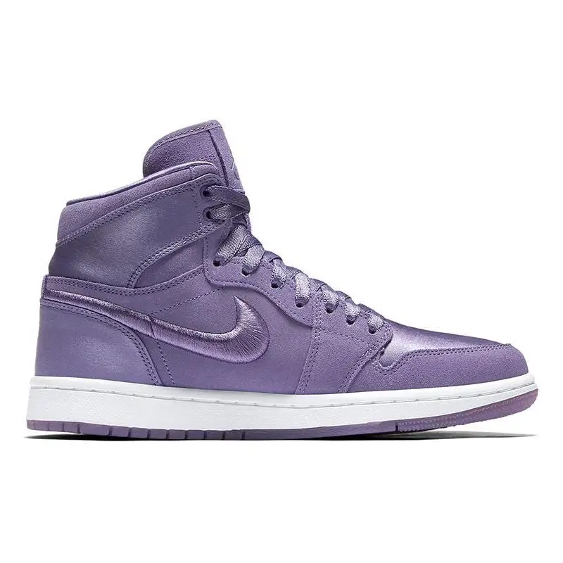 Фото Женские кроссовки Nike Jordan 1, высокий сезон Her Purple Earth AO1847-540 №2