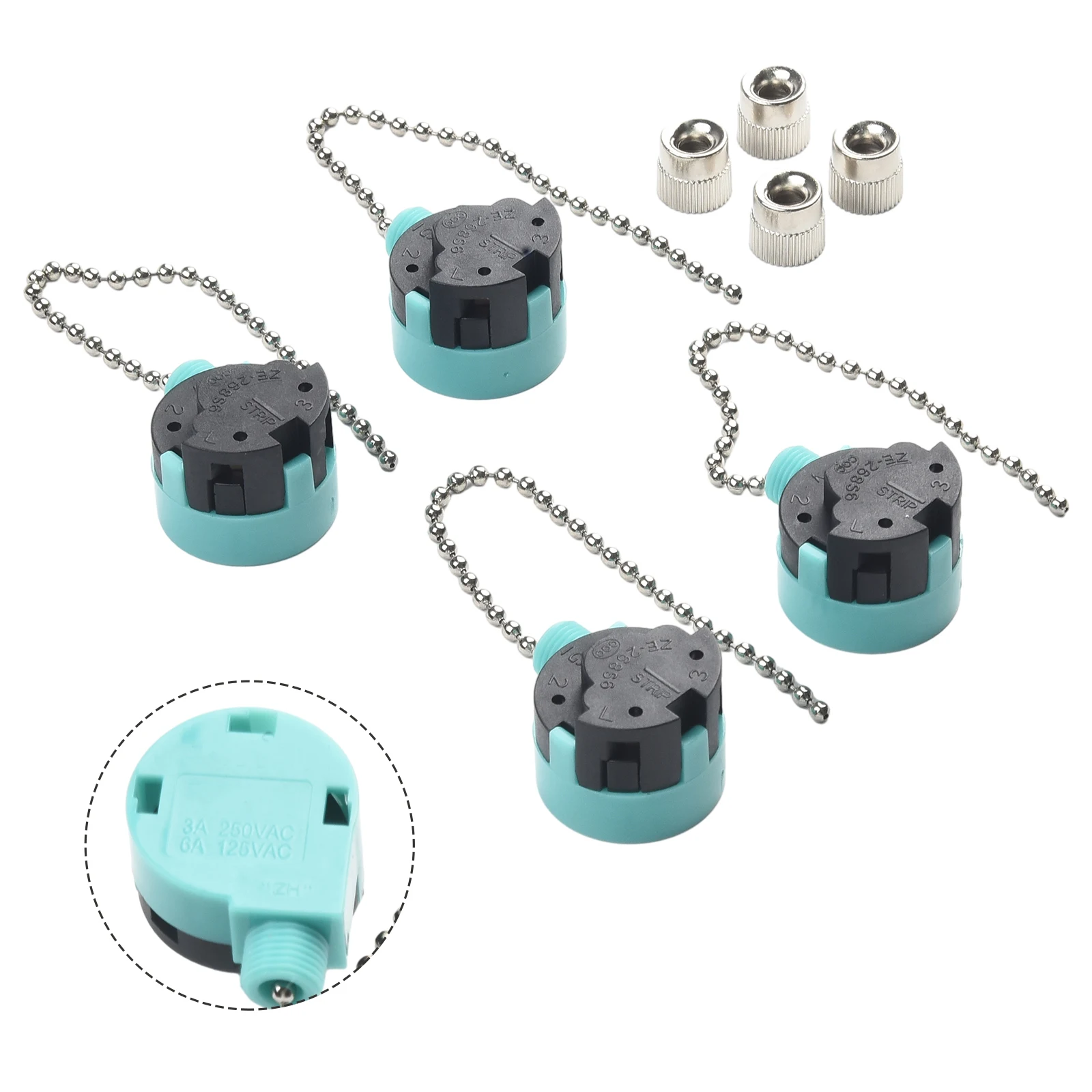 Фото Домашние переключатели Shine Top LS-102 Thunder Protection Well Tec E 116997   ZE-208S2 Управляет скорость вентилятора KTE 3089T Схема B №2