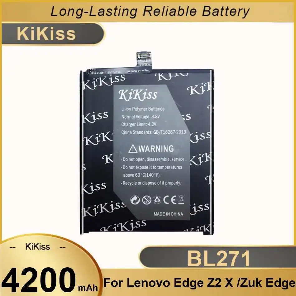 4200 мАч BL271 аккумулятор мобильного телефона для Lenovo Edge Z2 X Zuk, высокоэффективный, долговечный