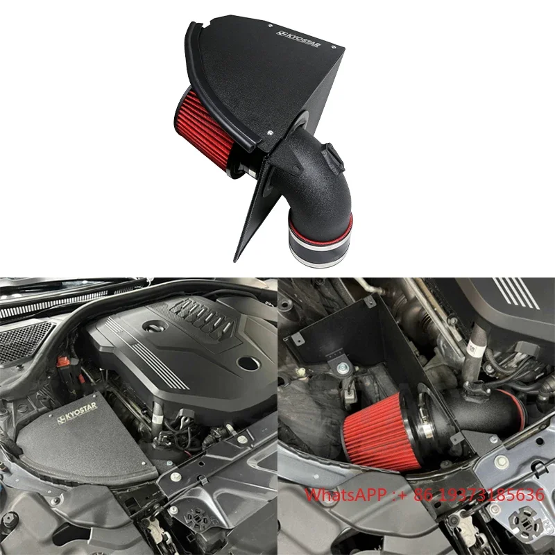Фото KYOSTAR 4-дюймовая система впуска холодного воздуха + турбовход для BMW M340i B58 3.0L Turbo №2