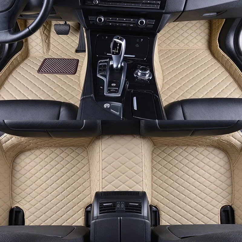 Фото Автомобильные Коврики для Ford F-150 F150 F 150 2011 2012 2013 (4 двери, 5 сидений), кожаные коврики, аксессуары для интерьера, чехлы №4