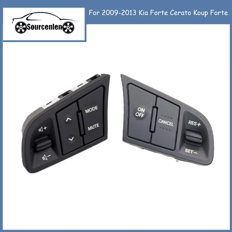Пульт дистанционного управления в сборе для Kia Forte Cerato Koup Forte 2009-2013, переключатель круиз-контроля на руль 967002K000 964402K000