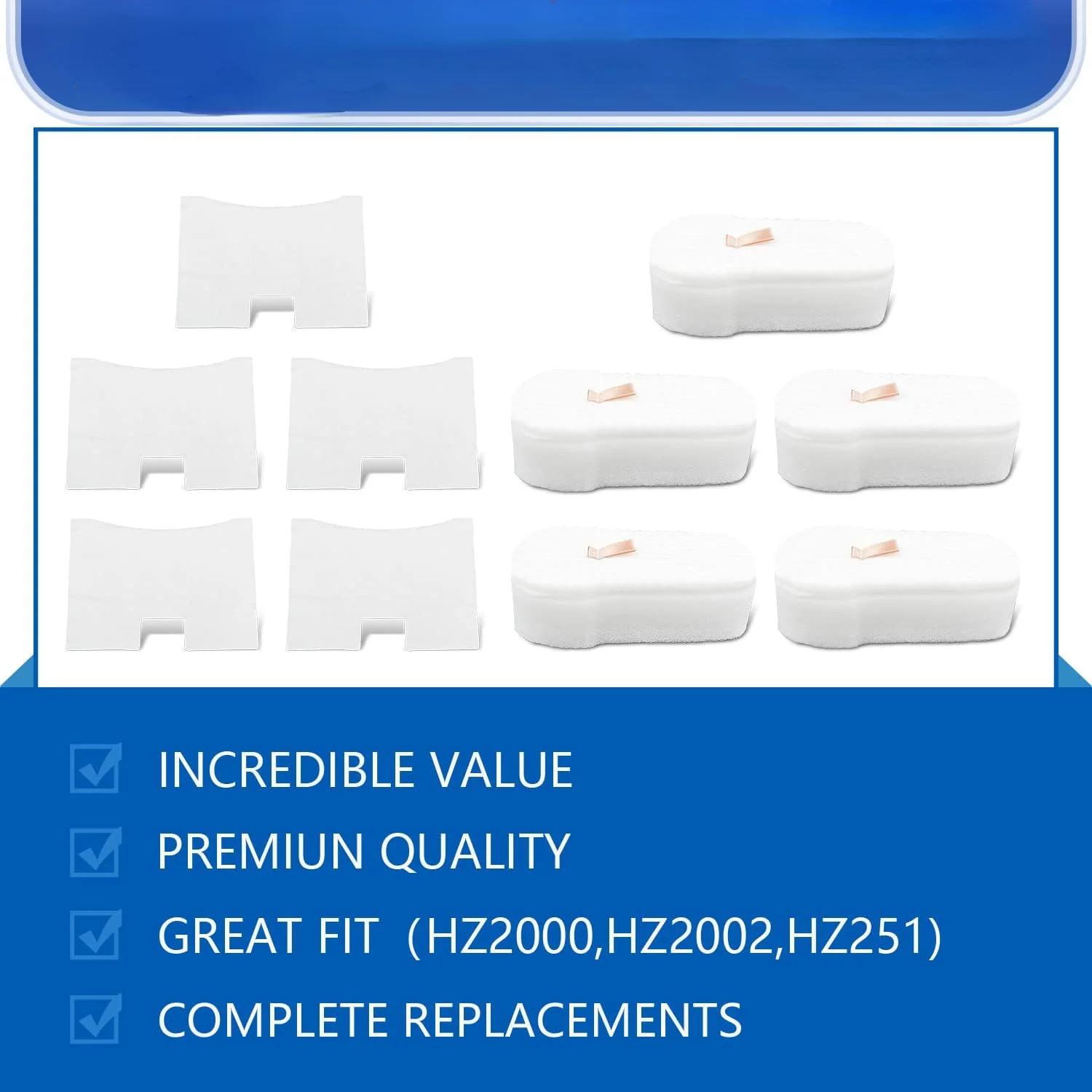Фото Filter  for   UltraLight DuoClean PowerFins Corded Stick Vacuum HZ2000, HZ2002, HZ251 Part XFFKHZ2000, XPMFHZ2000,5 Foam and Fel №3
