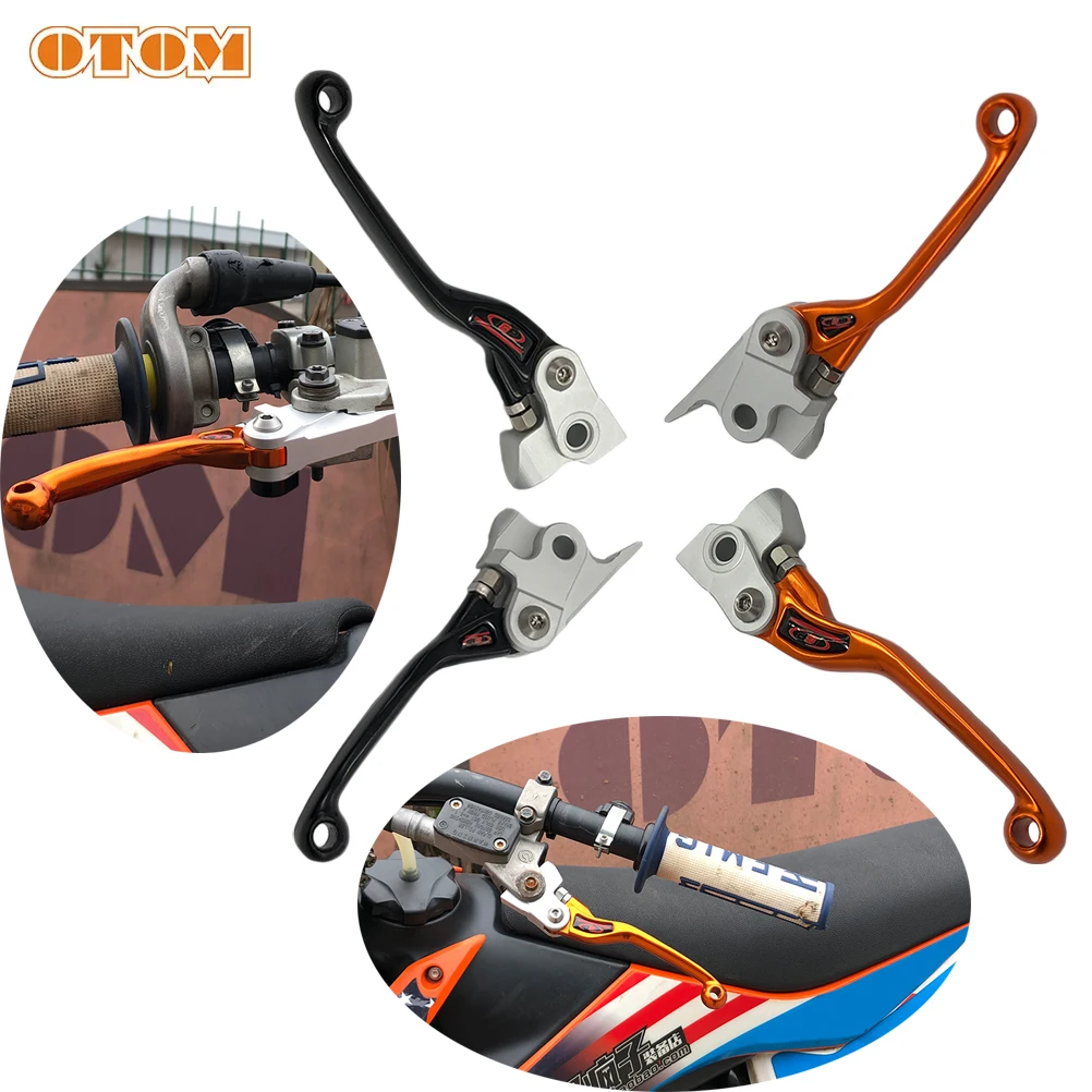 Рычаг сцепления OTOM IGP, тормозной рычаг, регулируемая ручка для KTM EXC SXF SX XCF EXCF XC XCW HUSQVARNA FC FE 125 150 250 450 Мотоциклы и оборудование