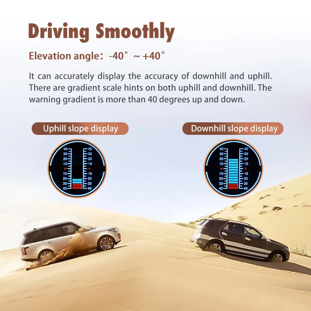 Фото Инклинометр X90 GPS/OBD2, автомобильный измеритель частоты вращения, наклона и долготы №4
