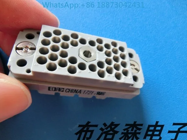 EDAC 516-038-000-402 Корпус разъема 38P серый, гнездо, 38-контактная розетка