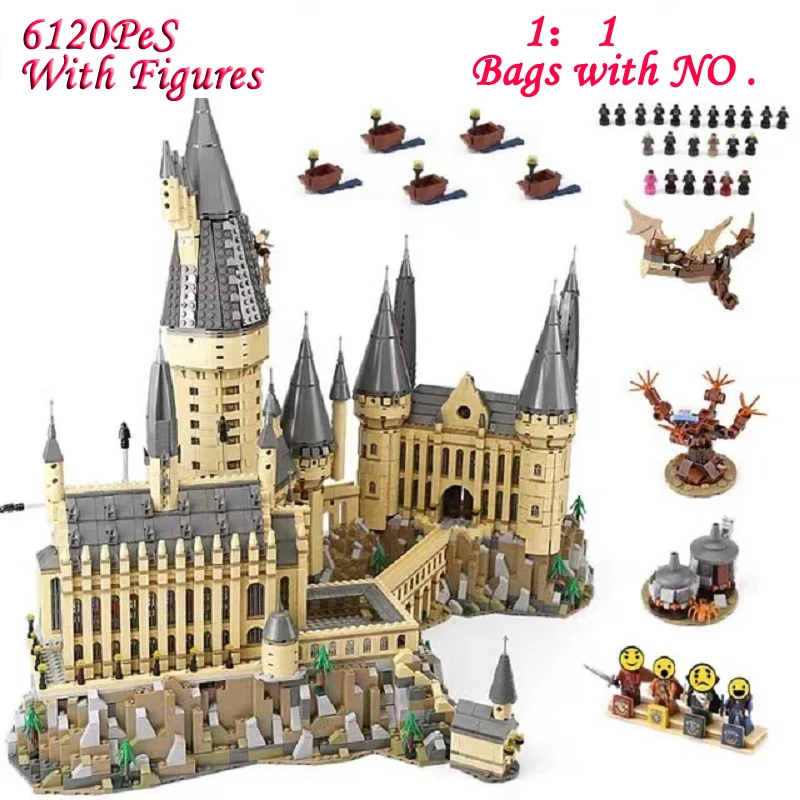 Конструктор MOC 7316 из фильма «волшебный замок», совместимый с 16060 строительными блоками, 6788 деталей