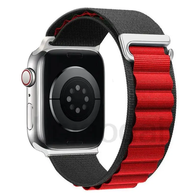 Ремешок Alpine для apple watch Ultra 2 band, браслет для iWatch series 9 8 7 6 se, 49 мм 44 мм 40 мм 45 мм 41 мм 42 мм 38 мм 45 мм